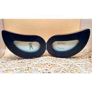 Vintage Black Mask Frame, Eyes, Masquerade, Mardi Gras, 1996 Dayton Hudson, EUC